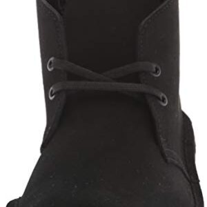 Clarks Men's Desert Chukka Boot, Black Suede 1, 8