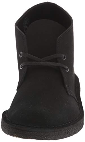 Clarks Men's Desert Chukka Boot, Black Suede 1, 8