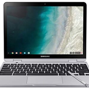 Samsung Chromebook Plus V2, 2-in-1, 4GB RAM, 32GB eMMC, 13MP Camera, Chrome OS, 12.2", 16:10 Aspect Ratio, Light Titan (XE520QAB-K01US) (Renewed)