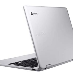 Samsung Chromebook Plus V2, 2-in-1, 4GB RAM, 32GB eMMC, 13MP Camera, Chrome OS, 12.2", 16:10 Aspect Ratio, Light Titan (XE520QAB-K01US) (Renewed)