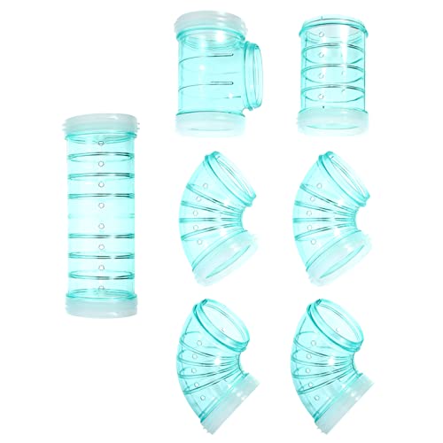 Hamster Bed Hamster Tubes Set, Hamster Tunnel Hamster Tubes and Tunnels Hamster cage Tubes Hamster Tunnels for Small Animal Hideout