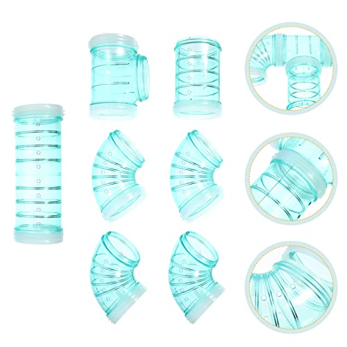 Hamster Bed Hamster Tubes Set, Hamster Tunnel Hamster Tubes and Tunnels Hamster cage Tubes Hamster Tunnels for Small Animal Hideout