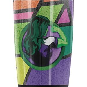 Logovision She-Hulk OFFICIAL Graffiti Stainless Steel 20 oz Travel Tumbler, Vacuum Insulated & Double Wall with Leakproof Sliding Lid | Great for Coffee/Hot Drinks and Cold Beverages