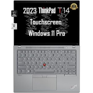 lenovo thinkpad t14 gen 3 14" wuxga touchscreen (amd ryzen 7 pro 6850u, 16gb ddr5 ram, 512gb ssd, 8-core (beats i7-1165g7)) business laptop, backlit, fingerprint, fhd webcam, 3-yr warranty, win 11 pro