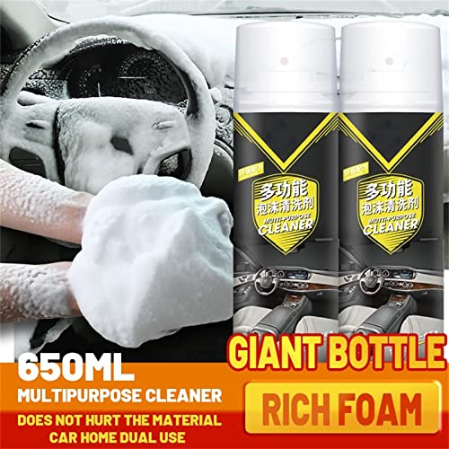 Wxgreats Shima Foam Cleaner - 650ml Shima Multifunctional Foam Cleaner, All Purpose Bubble Cleaner, the Best Powerful Stain Removal Kit for Car and House Cleaning