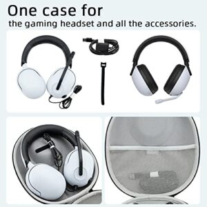 H3 H7 H9 Case,Rummyluck Hard EVA Case Bag for Sony-INZONE H3/H7/H9 Gaming Headset,MDR-G300/WH-G700/WH-G900N Over-Ear Headphones Portable Carrying Cover Protective Shell with Cable Storage