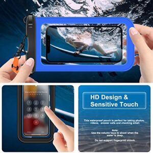 v-Golvin Universal Waterproof Phone Pouch IPX8 Underwater Case Cell Phone Dry Bag for iPhone 14 13 12 11 Pro Max SE 2020 XS Max XR 8 7 6s Plus S22 S21 Note 20 Ultra & Phones Up to 8"