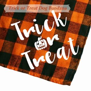 STMK Holiday Plaid Dog Bandanas, 4 Pack Halloween Thanksgiving Day Christmas Dog Bandana for Halloween Thanksgiving Day Christmas Dog Puppy Costume Decorations (Holiday Style)