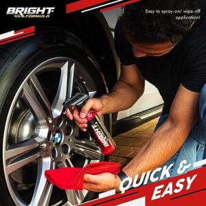 Ceramic Coating Car Wax -By Bright Formula for Cars - 3 in 1 Ceramic Spray Wax And Wash, Car Coating - Ceramic Coating Detail Si02 Spray - Ceramic Wax For Cars, Silicon Dioxide Ceramic Spray Coating For Cars