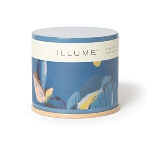 illume beautifully done essentials citrus crush vanity tin scented candle