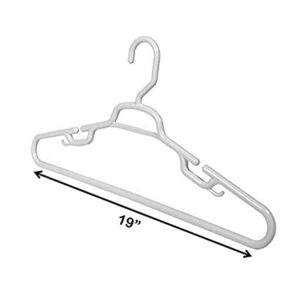 19" Heavy Duty Giant Plastic Hangers - 6PC