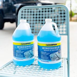 CPDI Champion Windshield Washer Fluid and Deicer for Ice, Frost, and Road Grime, Powerful Streak-Free Shine, All-Weather Year-Round Protection