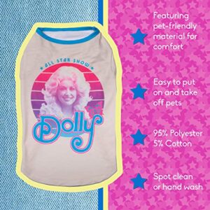 Doggy Parton All Star Show Vintage Style Shirt for Pets - M, White (22120723)