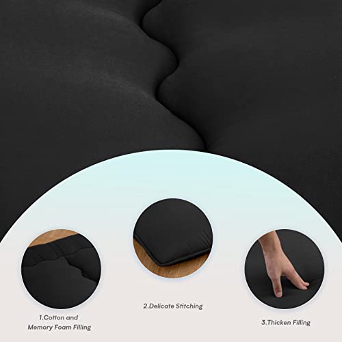 Futon Mattress Mattress Topper Twin Japanese Floor Mattress Memory Foam Tatami Foldable Sleeping Mattresses Camping Mattress,Black