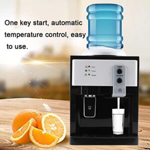 YILIKISS Countertop Water Cooler Dispenser with Hot Cold and Room Temperature Water, Top Loading Hot and Cold Water Dispenser 5 Gallons Drinking Fountain