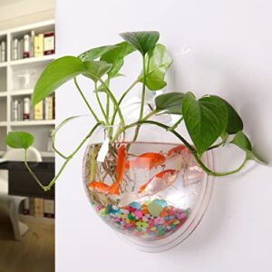 Mipcase Wall Fish Bowl, Hanging Fish Bowl Wall Mounted Fish Tank Wall Fish Tank Wall Fish Bubble