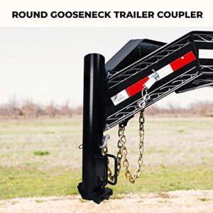 Replacement for Round RAM Gooseneck Trailer Coupler Adjustable Height 25,000 lbs 2-5/16" Ball Replaces 028700300 1289020300 fits All PRP Series Model