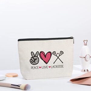 kdxpbpz Lacrosse Gifts Funny Gifts for Boys Girls Lacrosse Makeup Bag Gifts for Lacrosse Moms Team Member Players Birthday Christmas Gifts for Women Her Coworker Daughter Sister Friend BFF Bestie