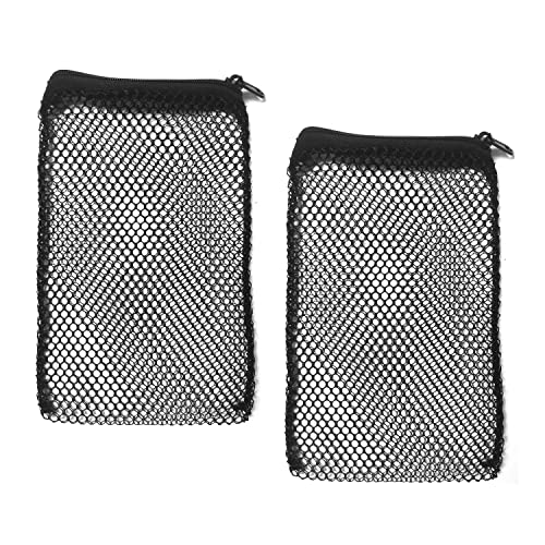 Mesh Bags for Bio Ball Filter Media - Perfect for Aquarium and Pond Filtration - Made in The USA (2 Pack 5 inch x 7 inch)