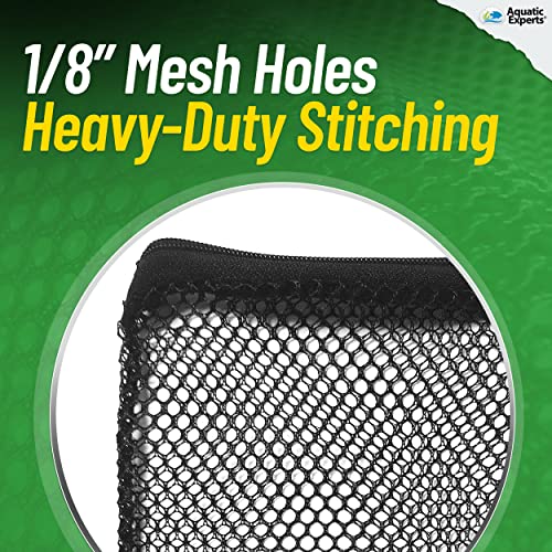 Mesh Bags for Bio Ball Filter Media - Perfect for Aquarium and Pond Filtration - Made in The USA (2 Pack 5 inch x 7 inch)