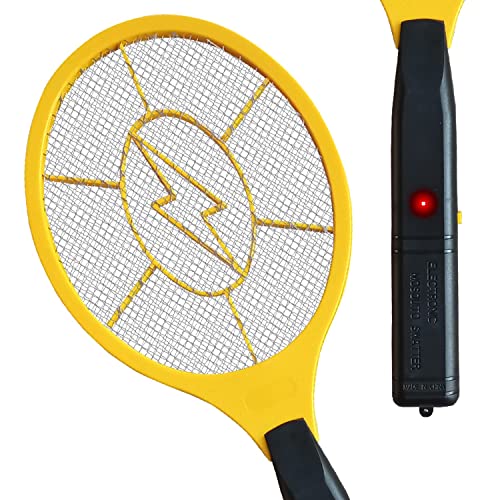 DEVOGUE® Electric Fly Swatter Bug Zapper Battery Operated Flies Killer Indoor & Outdoor Pest Control Mosquito and Insect Catcher Racket