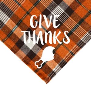 JOTFA 4 Pack Halloween Thanksgiving Day Dog Bandanas, Holiday Fall Plaid Dog Puppy Bandana Scarf Costume for Small Medium Large Dogs Pets