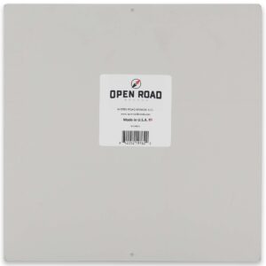 Open Road Brands Where Things Get Done Eventually Metal Sign - Funny Distressed Metal Sign for Garage, Shop or Office