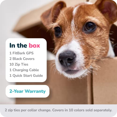 FitBark GPS Dog Tracker 2nd Gen (2022) | Health & Location Pet Tracking Smart Collar Device | 4G LTE Multi-Carrier Verizon, AT&T & T-Mobile US Coverage | Small (16 g) & Waterproof | iPhone & Android