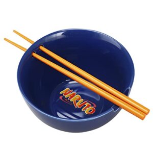 Bioworld Naruto Uzumaki Eating Noodles 20 oz Ramen Bowl With Chopsticks