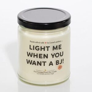 light me bj candle