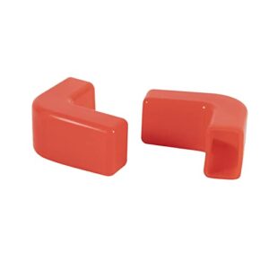 yourour Factory Front Bumper Tow Hook Covers,Fit for Jeep Wrangler JK, JL, Gladiator JT 2007-2022,Add Cushioned Grip to Tow Strap Recovery (Red-2Pcs)