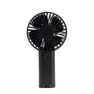 portable handheld fan, 4000mah battery powered rechargeable personal fan, 6-15 hours working time, suitable for outdoor activities, mini hand fan, suitable for travel/work/makeup/office - black