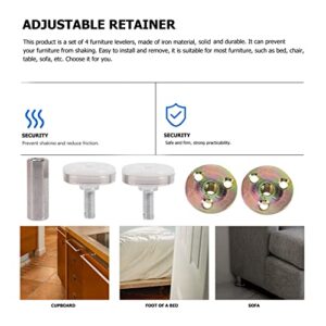 DOITOOL Headboard Bed Rack 4pcs Bed Stoppers Adjustable Bed Frame Fixers Anti- Shake Stabilizers Adjustable Bed Bases Bed Frames Bed Frames Bed Frames Bed Frames Bed Frames Tools