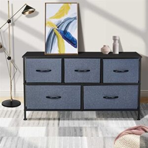 FEER 5 Tiers Storage Drawers Living Room Furniture 5 Bin Bedroom Organizer Nightstand Closet Home Storage Drawers Clothes Storage