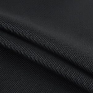 thickened waterproof canvas fabric for outdoor/indoor project,heavy duty 1800 denier canvas cordura fabric apply to home decor,sunbrella,awning, marine,diy,craft,60"wide,sold by the yard (black)