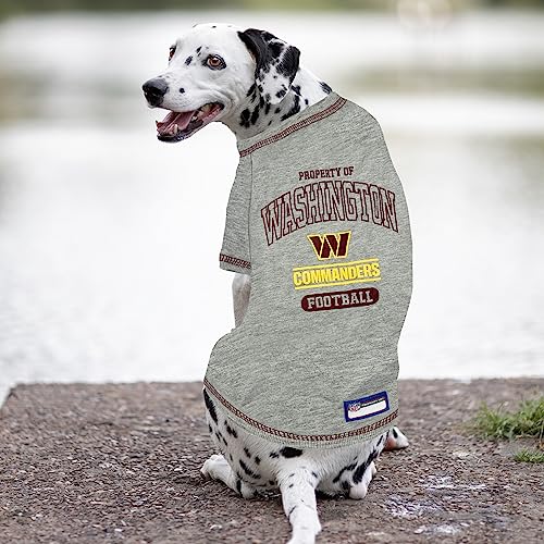 Pets First PET Shirt for Dogs & Cats - NFL Washington Commanders Dog T-Shirt, Medium. - Cutest Pet Tee Shirt for The Real Sporty Pup! (WAC-4014-MD)