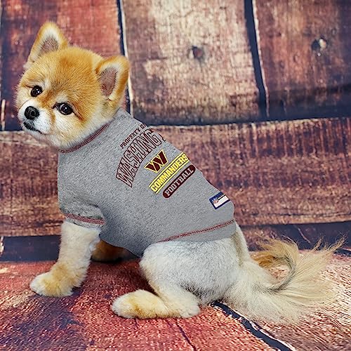 Pets First PET Shirt for Dogs & Cats - NFL Washington Commanders Dog T-Shirt, Medium. - Cutest Pet Tee Shirt for The Real Sporty Pup! (WAC-4014-MD)