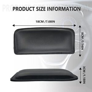 2 Pack Car Knee Cushion, Auto Center Console Knee Leg Elbow Cushion Soft Pad, Car Knee Cushion Elbow Pillow Thigh Support Comfort Pillow(Black)