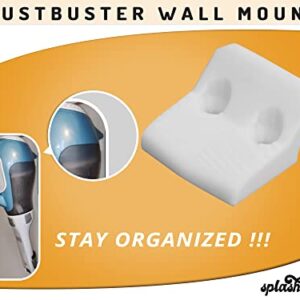 SplashNColor Wall Mount Hanger Hooks Compatible with Black and Decker Dustbuster Hand and Vacuum Cordless Rechargeable CHV1410L