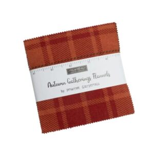 autumn gatherings flannel charm pack 49180ppf by primitive gatherings from moda by the pack