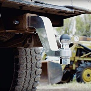 ANDERSEN HITCHES | Alumistinger | Aluminum Heavy Duty Hitch for Trucks | Trailer Hitch | 6" Drop, 2" Greaseless Ball | 6,000 lb. GTWR & 600 lb. Tongue Weight | 3510