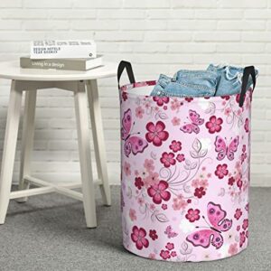 Butterfly Laundry Hamper Women Laundry Baskets Cute Clothes Hampers Toy Organizer Hamper Bag Dirty Clothes Storage Bin