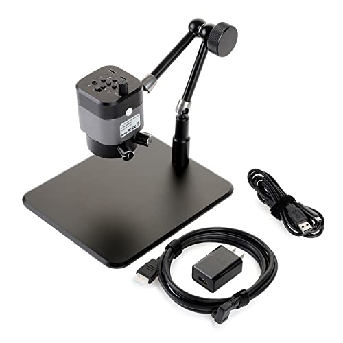 1080p 2MP HDMI Digital Microscope with 11" Articulating Arm