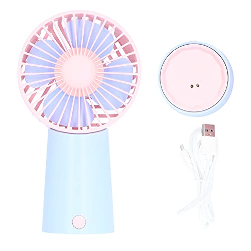 plplaaoo Magnetic Suction Hand Held Fan, Personal Cooling Fan, 90 Degree Shaking Small Desktop Fan, Adjustable USB Charging Electric Fan with Battery, Handheld Fan for Dormitory Office Home