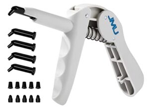 jmu dental composite gun dispenser applicator autoclavable, comes with 5 unidose copsules cartridge tips, plastic caps