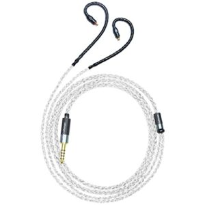gucraftsman 5n ofc silver plating+graphene mixed braid earphone replacement cables for westone pro x10 pro x20 pro x30 pro x50 mach10 mach20 mach30 mach40 mach50 mach60 mach70 mach80 (3.5mm plug)