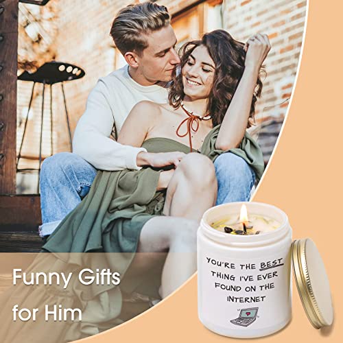 Romantic Gifts for Her Him, Funny Birthday Gifts for Him, Boyfriend, Husband, BFF, Bestie, You are The Best Thing I've Ever Found On The Internet, Anniversary Romantic Gifts for Boyfriend Girlfriend