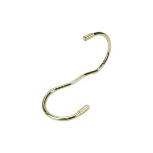 Pufguy S-Shape Hook Twist Design Bag Hanger Hooks Handbag Hanger Closet Rod Hook for Hanging Bag Purse Belt Hat Clothes Scarves Backpacks-10pcs(Gold)