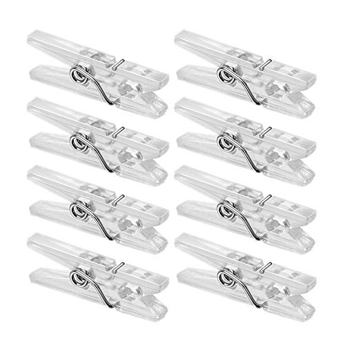 Houchu Clothespins for Towel Socks Wind-Proof Laundry Supplies Hanging Home Supplies Airer Clothesline Accessory Clothes Pegs(2.5cm 20pcs)