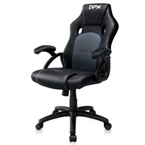 fontoi gaming ergonomic home office desk swivel computer chair, black